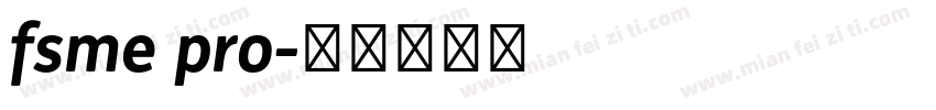 fsme pro字体转换